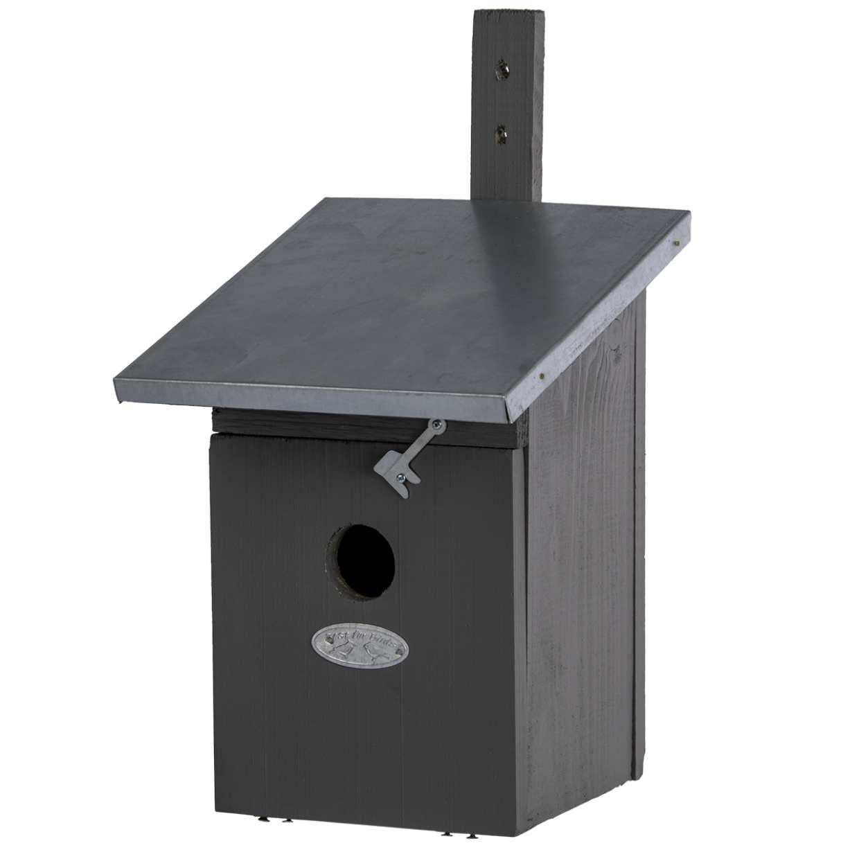 Vogelhaus Kohlmeise – Nistkasten – Grau